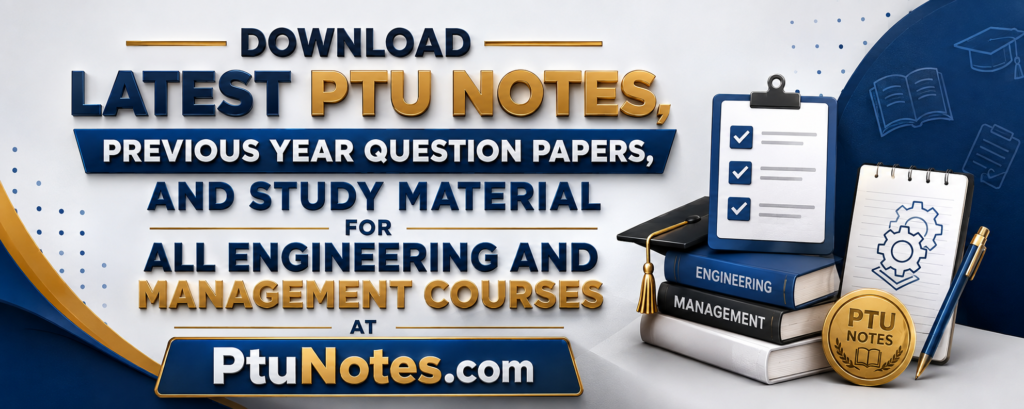 Ptu study notes free